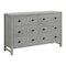 Alaterre Furniture Arden 6-Drawer Double Dresser, Driftwood Gray ANAN0432 - alternate 1